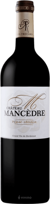 26,95 € | Red Wine Château Mancèdre A.O.C. Pessac-Léognan Bordeaux France Merlot, Cabernet Sauvignon 75 cl