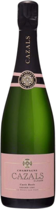 42,95 € | Spumante Rosato Claude Cazals Grand Cru, Cuvée, Rosé — Rosato A.O.C. Champagne champagne Francia Pinot Nero, Chardonnay 75 cl