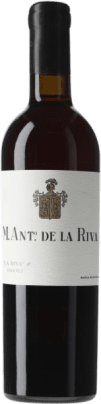 121,95 € Envío gratis | Vino Blanco De la Riva Veracruz Trebujena Tres Cortados D.O. Jerez-Xérès-Sherry Media Botella 37 cl