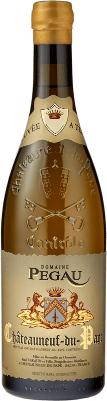 免费送货 | 白葡萄酒 Domaine du Pégau A Tempo Cuvée A.O.C. Châteauneuf-du-Pape 罗纳 法国 Garnacha — 歌海娜, Roussanne — 鲁萨娜, Bourboulenc — 布布兰克, Clairette — 克莱雷特 75 cl