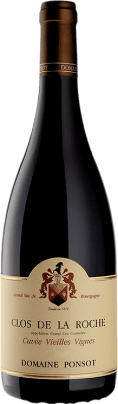 Envio grátis | Vinho Tinto Domaine Ponsot Grand Cru, Cuvée, VV Vieilles Vignes — Vinhas Velhas A.O.C. Clos de la Roche Borgonha França Pinot Noir 75 cl