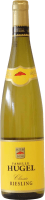 Envio grátis | Vinho Branco Hugel & Fils Clássico A.O.C. Alsace Alsácia França Riesling Meia Garrafa 37 cl