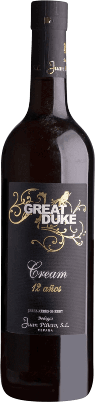 23,95 € | Vin Doux Juan Piñero Great Duke Cream — Crème D.O. Jerez-Xérès-Sherry Andalousie Espagne Palomino Fino, Pedro Ximénez 12 Ans 75 cl