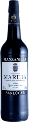 5,95 € | Vin Blanc Juan Piñero Maruja D.O. Manzanilla-Sanlúcar de Barrameda Andalousie Espagne Palomino Fino Demi-Bouteille 37 cl