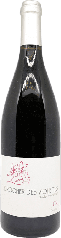23,95 € Envio grátis | Vinho Tinto Le Rocher des Violettes Cot A.O.C. Touraine