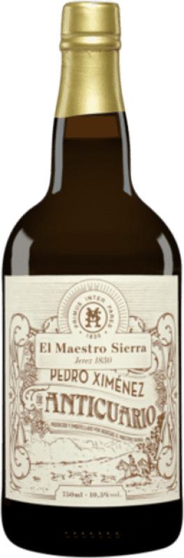 83,95 € Envio grátis | Vinho Doce Maestro Sierra Anticuario D.O. Jerez-Xérès-Sherry Meia Garrafa 37 cl