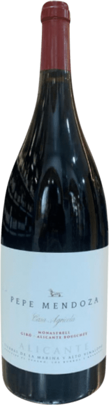 Free Shipping | Red Wine Pepe Mendoza D.O. Alicante Levante Spain Monastrell, Giró, Alicante Bouschet Magnum Bottle 1,5 L