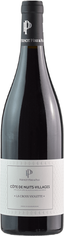 Envío gratis | Vino Tinto Domaine Pernot Les Croix Violettes Villages A.O.C. Côte de Nuits Borgoña Francia Pinot Negro 75 cl