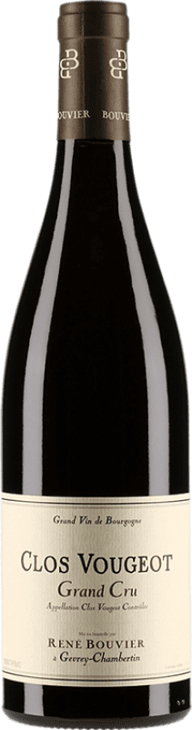 Envoi gratuit | Vin Rouge René Bouvier Grand Cru A.O.C. Clos de Vougeot Bourgogne France Pinot Noir 75 cl