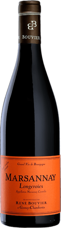 Envoi gratuit | Vin Rouge René Bouvier Longeroies Sin Sulfitos — Sans Sulfites A.O.C. Marsannay Bourgogne France Pinot Noir 75 cl