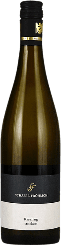 Бесплатная доставка | Белое вино Schäfer-Fröhlich Trocken — Сухое Q.b.A. Nahe Nahe Германия Riesling — Рислинг 75 cl