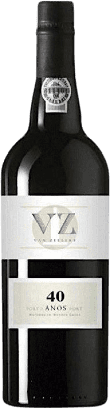 Free Shipping | Sweet Wine Van Zellers Tawny I.G. Porto Douro Portugal Sousón — Sousão, Touriga Franca, Touriga Nacional, Tinta Roriz, Tinta Amarela, Rufete, Tinta Barroca, Tinta Francisca 40 Years 75 cl
