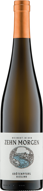 Envio grátis | Vinho Branco Zehn Morgen Krötenpfuhl Q.b.A. Nahe Nahe Alemanha Riesling 75 cl