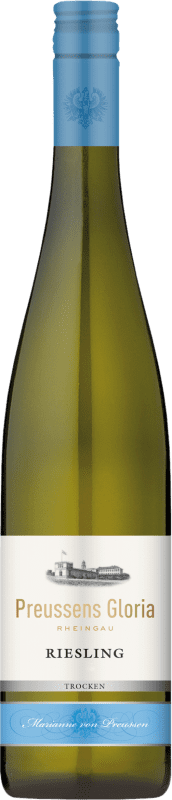 Envio grátis | Vinho Branco Schloss Reinhartshausen Preussens Gloria Trocken — Seco Q.b.A. Rheingau Rheingau Alemanha Riesling 75 cl