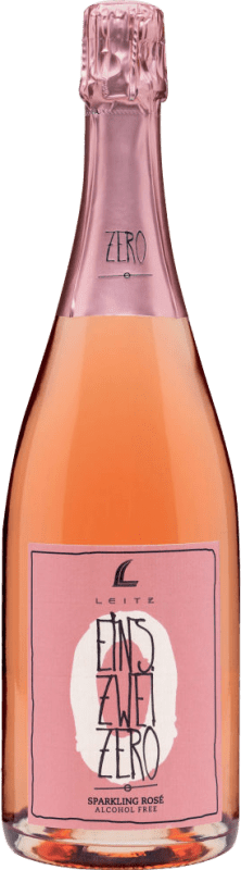 14,95 € | ロゼのスパークリングワイン Weingut Leitz Eins Zwei Zéro Dosage — Brut Nature — ゼロ・ドサージュ Sparkling — 発泡性, Rosé — ロゼ Q.b.A. Rheingau Rheingau ドイツ Merlot — メルロー, Pinot Noir — ピノ・ノワール, Portugieser — ポルトギーザー 75 cl アルコールなし