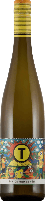 14,95 € | 白葡萄酒 Weingut Tina Pfaffmann Schick und Schön Trocken — 干型 Q.b.A. Pfälz 普法尔茨 德国 Riesling — 雷司令 75 cl