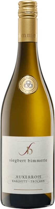 Envío gratis | Vino Blanco Siegbert Bimmerle Trocken — Seco Kabinett — Cosecha Madura I.G. Baden Baden Alemania Pinot Auxerrois 75 cl