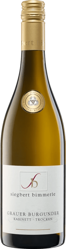 Envío gratis | Vino Blanco Siegbert Bimmerle Trocken — Seco Kabinett — Cosecha Madura Alemania Pinot Gris 75 cl