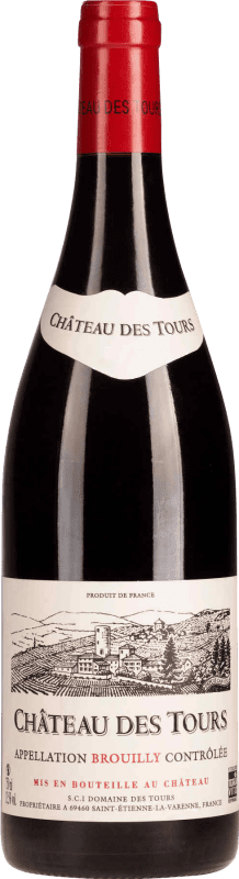 Spedizione Gratuita | Vino Rosso Château des Tours Trocken — Secco A.O.C. Brouilly Beaujolais Francia Gamay 75 cl