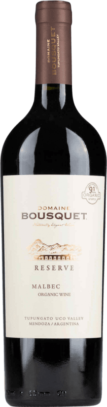 Envio grátis | Vinho Tinto Domaine Bousquet Trocken — Seco Reserva I.G. Valle de Uco Vale do Uco Argentina Malbec 75 cl
