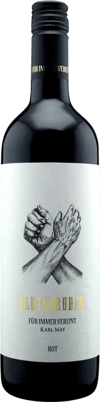 Spedizione Gratuita | Vino Rosso Weingut Karl May Blutsbruder Trocken — Secco Q.b.A. Rheinhessen Rheinhessen Germania Merlot, Cabernet Sauvignon, Dornfelder 75 cl