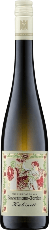 17,95 € | Белое вино Dr. Von Basserman-Jordan Deidesheim Semiseco — Полусухое Q.b.A. Pfälz Пфальце Германия Riesling — Рислинг 75 cl
