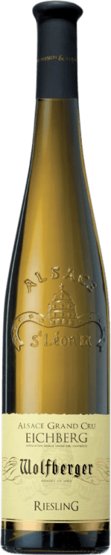 Envio grátis | Vinho Branco Wolfberger Eichberg Trocken — Seco Grand Cru A.O.C. Alsace Alsácia França Riesling 75 cl