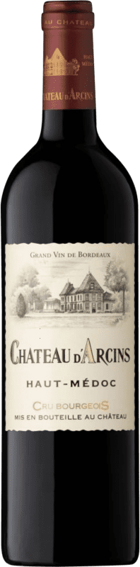21,95 € | Vino Tinto Castel Châteaux & Grands Crus Château d'Arcins Trocken — Seco Cru Bourgeois A.O.C. Haut-Médoc Burdeos Francia Merlot, Cabernet Sauvignon 75 cl