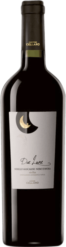Kostenloser Versand | Rotwein Cellaro Due Lune Nerello Mascalese Nero d'Avola Trocken D.O.C. Sicilia Sizilien Italien Nero d'Avola, Nerello 75 cl