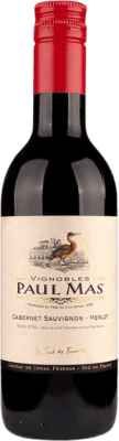 3,95 € | Vinho Tinto Paul Mas Cabernet Sauvignon Merlot Trocken — Seco I.G.P. Vin de Pays d'Oc Languedoc França Merlot, Cabernet Sauvignon Garrafinha 25 cl