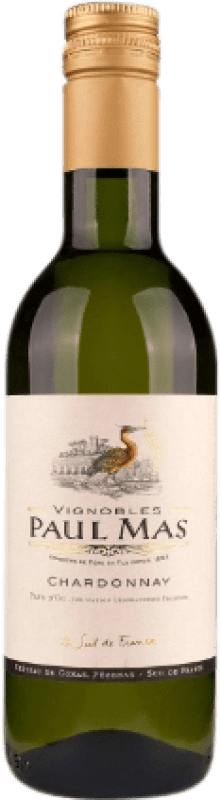 Envío gratis | Vino Blanco Paul Mas Trocken — Seco Languedoc Francia Chardonnay Botellín 25 cl