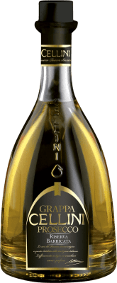31,95 € | Grappa Cellini Barricata, Riserva D.O.C. Prosecco Veneto Italia Glera Bottiglia Medium 50 cl