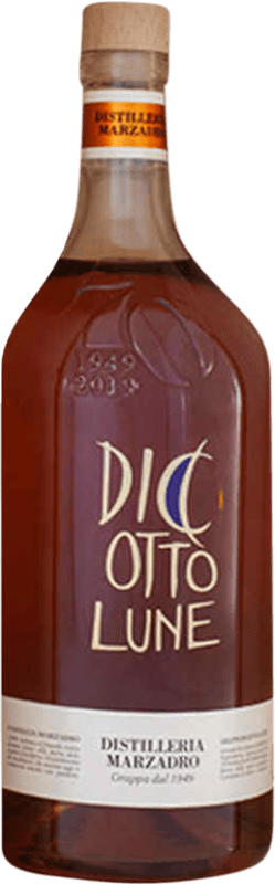 389,95 € | グラッパ Marzadro Le Diciotto Lune Stravecchia Trocken — 辛口 Extra Viejo — エクストラ古酒 トレンティーノ イタリア Merlot — メルロー, Marzemino — マルツェミーノ スペシャルボトル 4,5 L