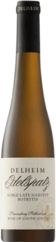 55,95 € 送料無料 | 白ワイン Delheim Edelspatz Noble Late Harvest — 遅摘み I.G. Stellenbosch ハーフボトル 37 cl