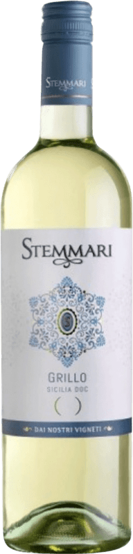 免费送货 | 白葡萄酒 Mezzacorona Stemmari Trocken — 干型 D.O.C. Sicilia 西西里岛 意大利 Grillo — 格里洛 75 cl
