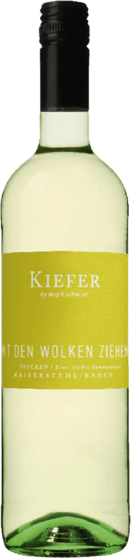 10,95 € Spedizione Gratuita | Vino Bianco Friedrich Kiefer Mit den Wolken Ziehen Trocken — Secco Cuvée I.G. Baden