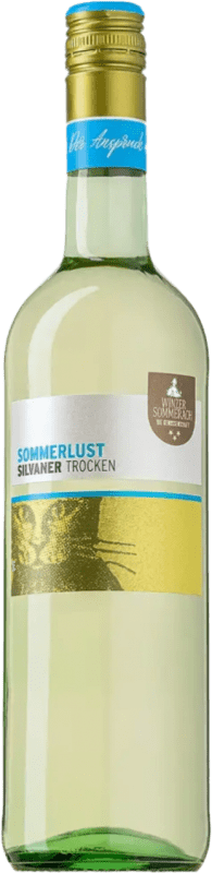 10,95 € 送料無料 | 白ワイン Sommerach Sommerlust Trocken — 辛口 Q.b.A. Franken