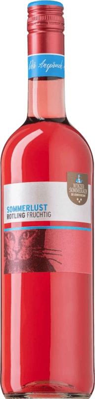 8,95 € | Vinho Rosé Sommerach Sommerlust Rotling Q.b.A. Franken Franken Alemanha Müller-Thurgau, Bacchus, Domina, Regent 75 cl Fruity — Frutado