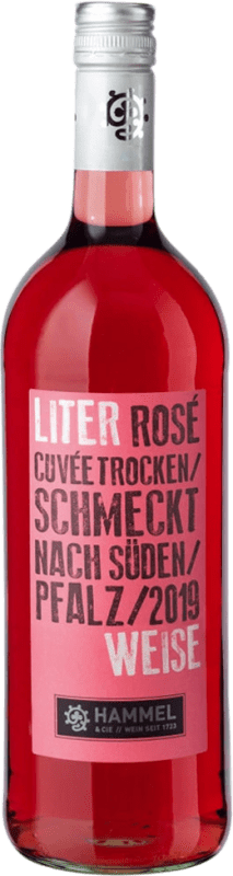 9,95 € | Vinho Rosé Hammel Trocken — Seco Cuvée, Rosé Q.b.A. Pfälz Pfälz Alemanha Portugieser, Dornfelder 1 L