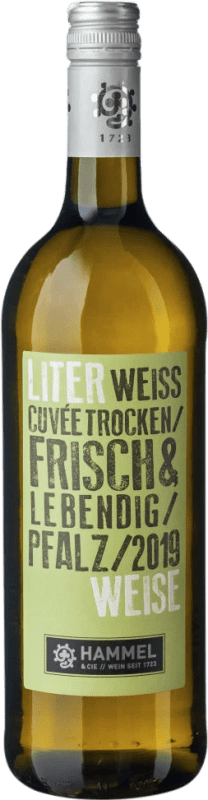 9,95 € | Vinho Branco Hammel Trocken — Seco Cuvée Q.b.A. Pfälz Pfälz Alemanha Sylvaner, Rivaner 1 L