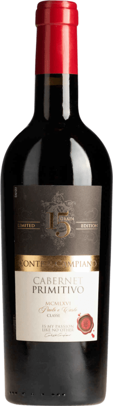 送料無料 | 赤ワイン Conte di Campiano Cabernet Primitivo Trocken — 辛口 I.G.T. Puglia プーリア イタリア Cabernet Sauvignon — カベルネ・ソーヴィニヨン, Primitivo — プリミティーヴォ 75 cl