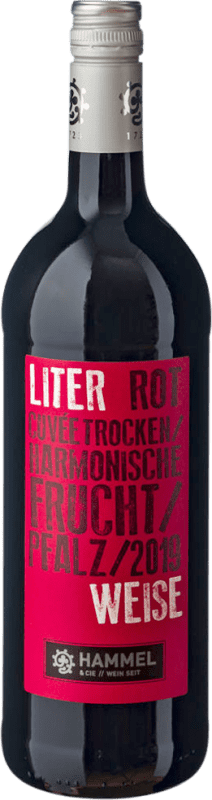 9,95 € | Vino Rosso Hammel Trocken — Secco Cuvée Q.b.A. Pfälz PFALZ Germania Portugieser, Dornfelder 1 L