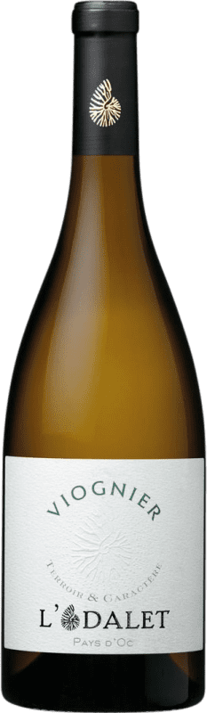 10,95 € | Vino Blanco Castel Châteaux & Grands Crus L'Odalet Trocken — Seco I.G.P. Vin de Pays d'Oc Languedoc Francia Viognier 75 cl