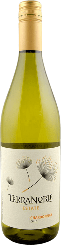 Envío gratis | Vino Blanco Terra Noble Trocken — Seco Estate Wine — Vino de Finca I.G. Valle del Maule Valle del Maule Chile Chardonnay 75 cl