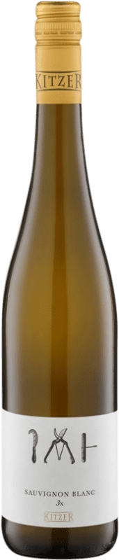 Envio grátis | Vinho Branco Weingut Kitzer Dreisatz Trocken — Seco Q.b.A. Rheinhessen Rheinhessen Alemanha Sauvignon 75 cl