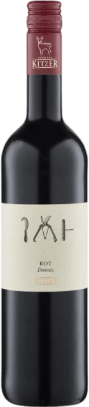 Envio grátis | Vinho Tinto Weingut Kitzer Dreisatz Trocken — Seco Q.b.A. Rheinhessen Rheinhessen Alemanha Pinot Noir, Saint Laurent, Regent 75 cl