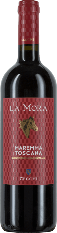 Kostenloser Versand | Rotwein Cecchi La Mora Trocken D.O.C. Maremma Toscana Toskana Italien Merlot, Cabernet Sauvignon, Cabernet Franc 75 cl