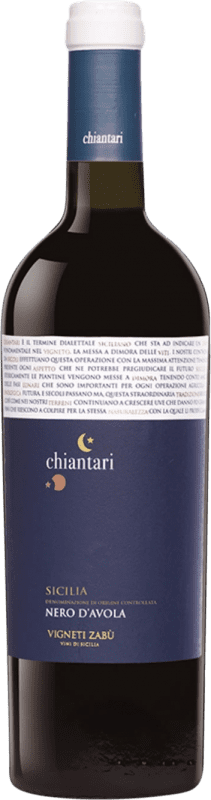 Kostenloser Versand | Rotwein Zabù Chiantari Trocken D.O.C. Sicilia Sizilien Italien Nero d'Avola 75 cl