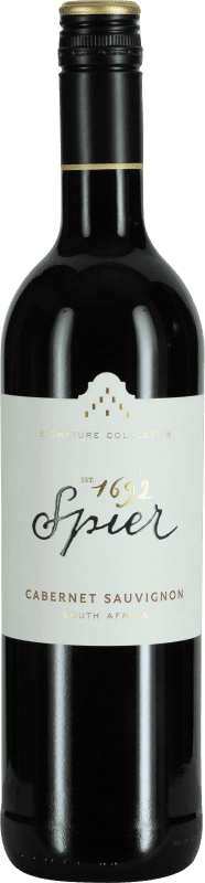 Kostenloser Versand | Rotwein Spier Trocken Signature W.O. Western Cape Südafrika Cabernet Sauvignon 75 cl