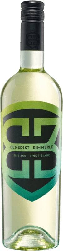 Envío gratis | Vino Blanco Benedikt Bimmerle Lebensfreude Riesling Pinot Blanc I.G. Baden Baden Alemania Riesling, Pinot Blanco 75 cl